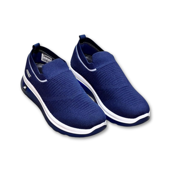 ES406 - Premium Quality Medicated Skechers, PU Sole, Foldable, washable soft and comfortable, lightweight - Blue