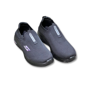 ES407 – Skechers Copy, Soft and Comfortable Foldable Sole, Lightweight - Black