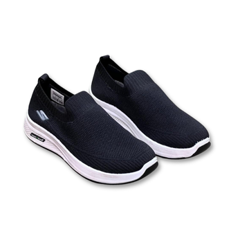 ES410 – Men’s Soft Foldable Washable PU Sole Lightweight Skechers - Black