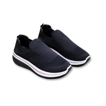 ES415 - Men’s Skechers Washable with Dual-Color Original PU Sole - Black