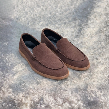 ES422 - Loro Piana, PU Sole Velvet Rexine Comfortable stylish - Brown