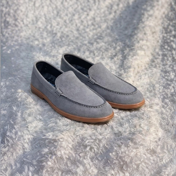 ES422 - Loro Piana, PU Sole Velvet Rexine Comfortable stylish - Grey