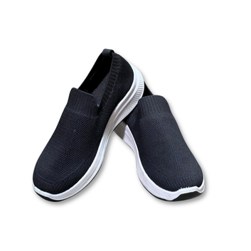 ES410 – Men’s Soft Foldable Washable PU Sole Lightweight Skechers - Black