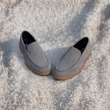 ES422 - Loro Piana, PU Sole Velvet Rexine Comfortable stylish - Grey