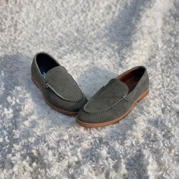 ES422 - Loro Piana, PU Sole Velvet Rexine Comfortable stylish - Olive