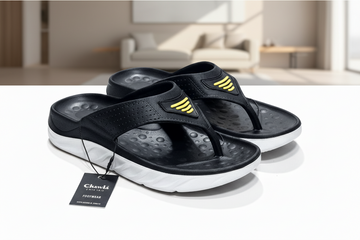 ES431 - EVR Sole Medicated Orthopedic Chawla Chappal for Men – Non-Slip & Washable