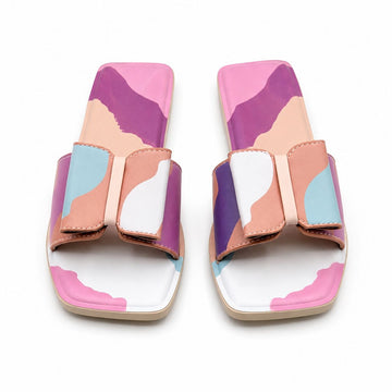 ESW 401 - Candy Slippers for Girls – Soft Bow Pastel Slides