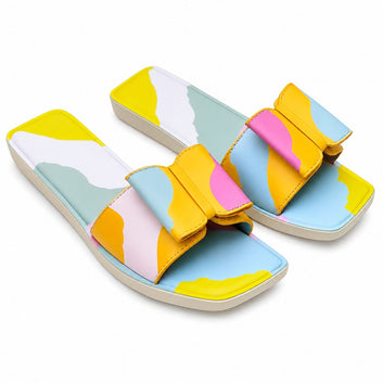 ESW 401 - Candy Slippers for Girls – Soft Bow Pastel Slides
